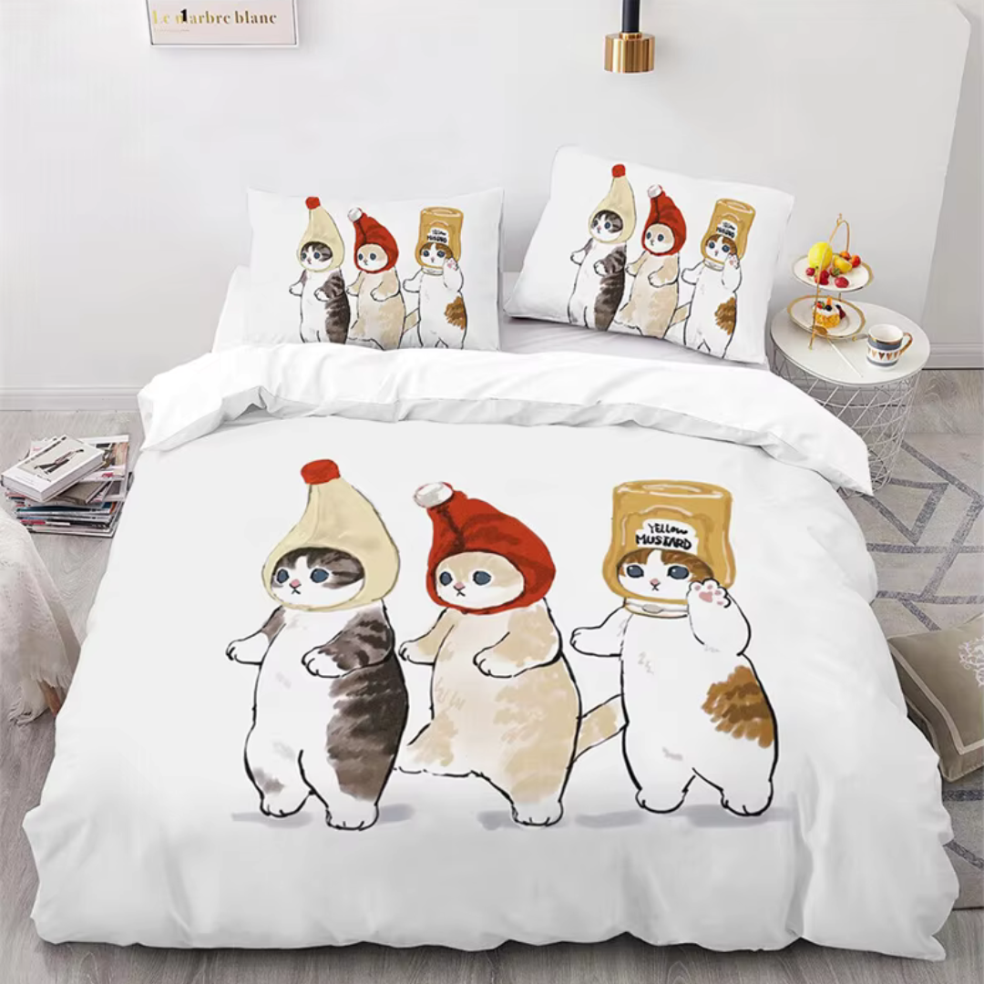 Duvet cover and pillowcase set