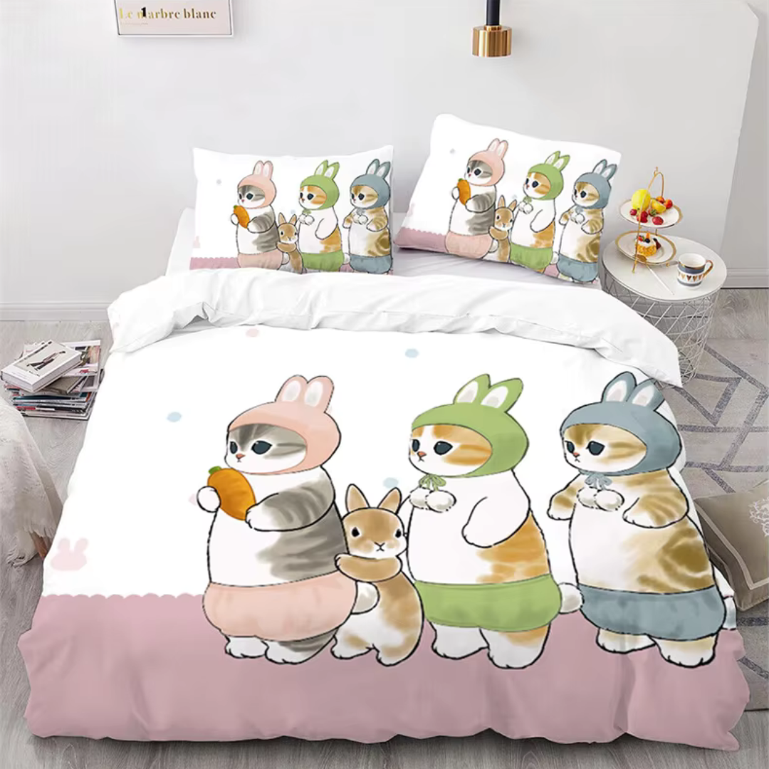 Duvet cover and pillowcase set