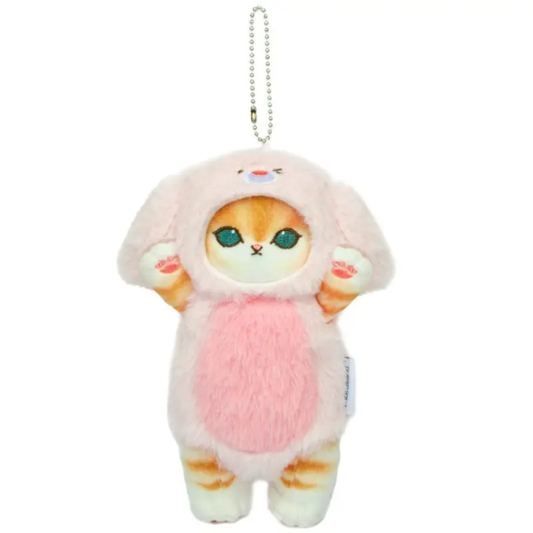 Plush animal keychains